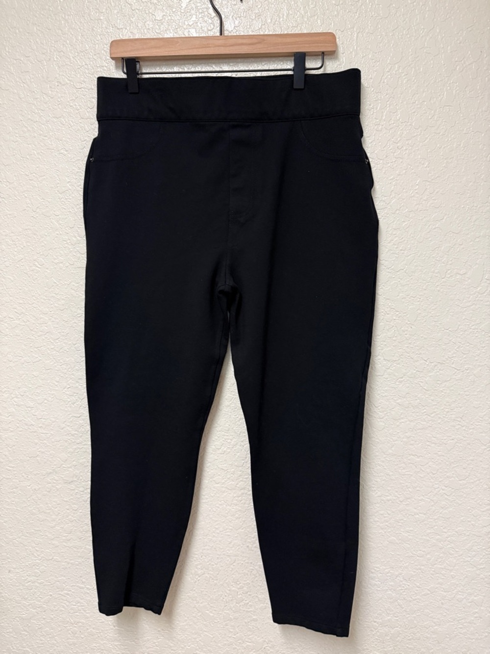 SPANX Black Stretch Ponte Pants Size 1X